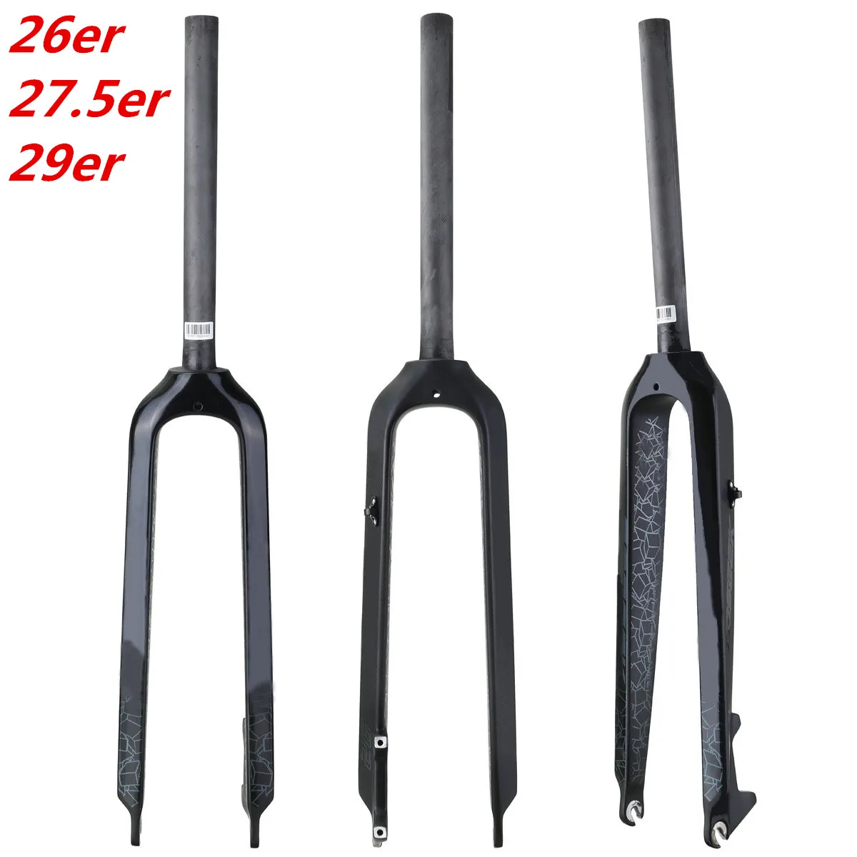 

Full Carbon Fiber Bicycle Front Fork MTB Bike Air Suspension Disc Brake Mountain Bike Bicycle Parts Replacement 26/27.5/29er