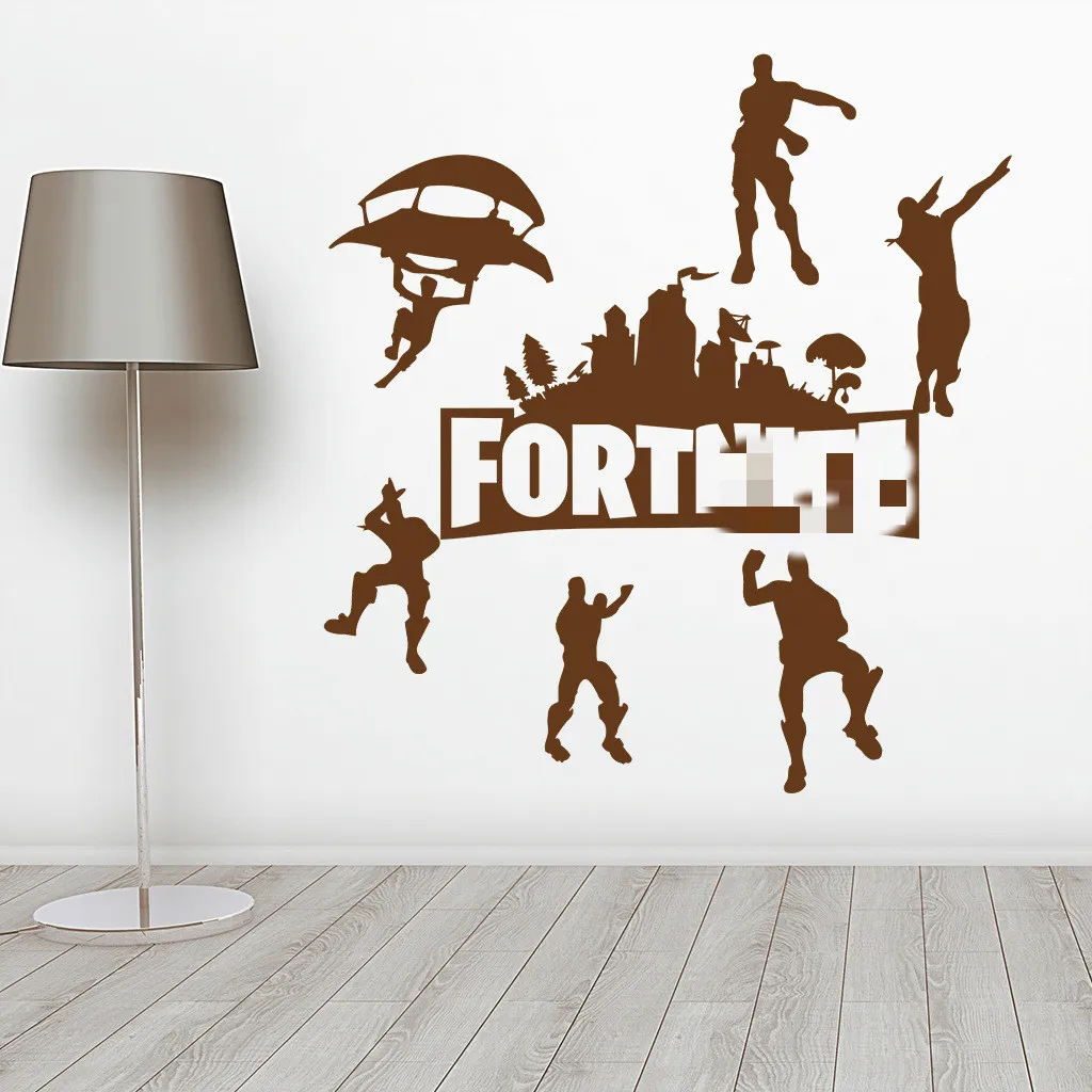 

4 kinds of Sculpture stickers FortNight car/bag/Wall Sticker for children toy