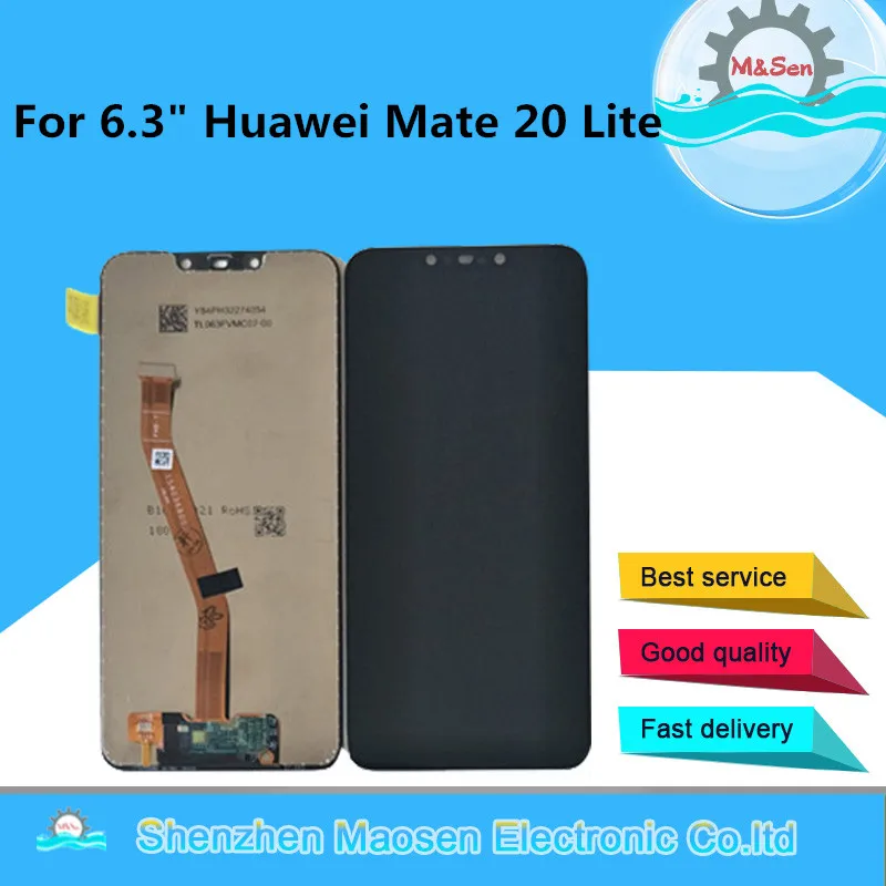 ЖК дисплей и дигитайзер сенсорной панели для Huawei Mate 20 Lite оригинальная рамка 6 3