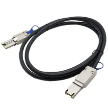 Внешний мини Sas 26Pin(Sff-8088) штекер для Mini Sas 26(Sff-8088) Мужской кабель, 1,0 м