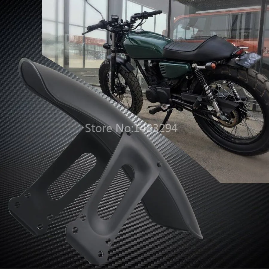 

Black Steel Custom Wrapped Front Fender Mudguard Fit For Honda CG125 Retro modification Motorcycle​s