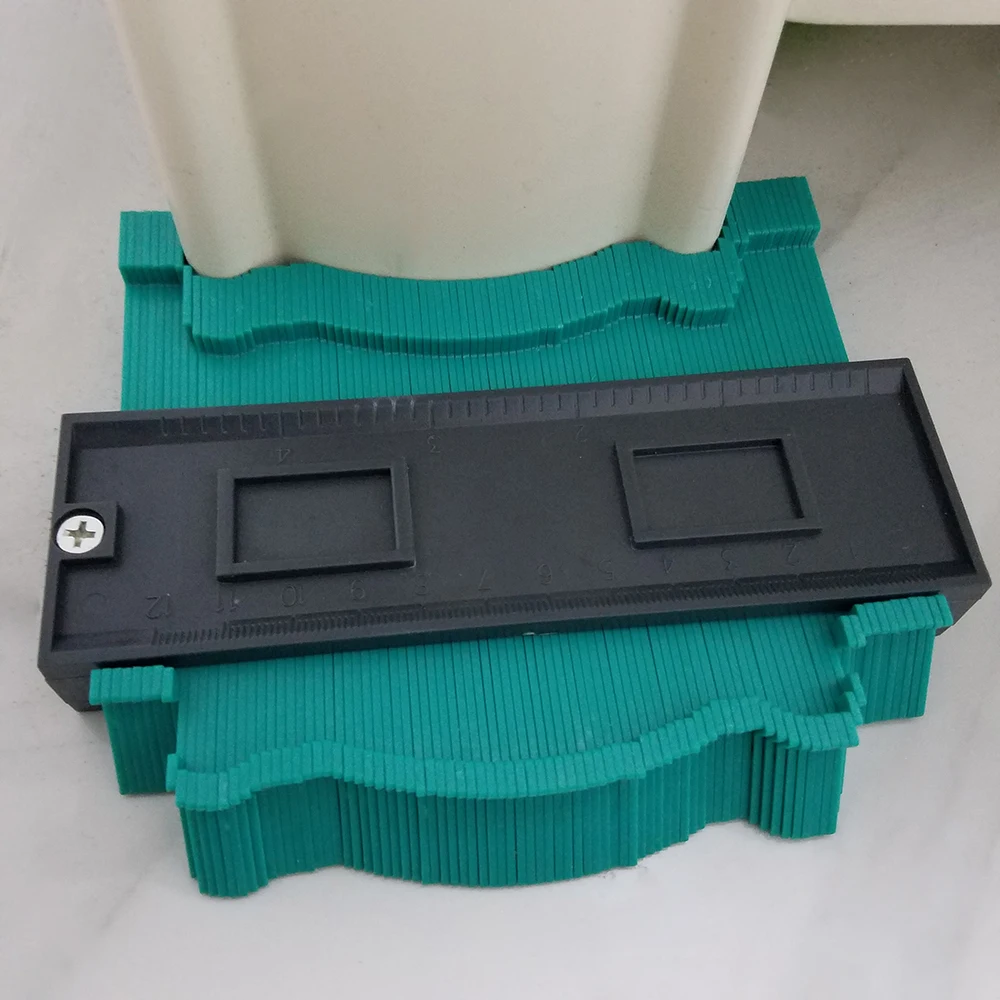 

5 Inch Plastic Contour Profile Copy Gauge Multifunctional Laminate Woodworking Tools Edge Shaping Tiling General Tools