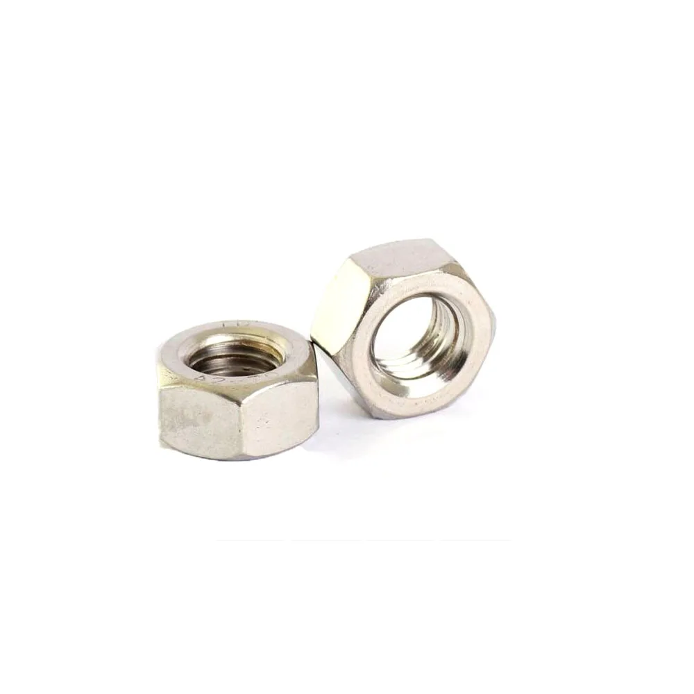 

100PCS/lot DIN 934 Hex Nut M2.5 M4 M2 M3 M5 M6 Stainless Hex FULL NutS Hexgon Nuts DIN 934