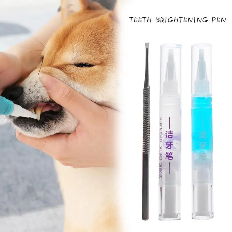 

Dog Grooming Dog Teeth Cleaning Whitening Pen Carbamide Peroxide Gel Effective Painless No Sensitivity Easy To Use For Pet