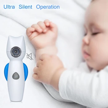 

Handheld Ultrasonic Nebulizer Portable Nebulizer Mesh Steam Inhaler Atomizer Medical Vaporizer For Asthma Kids Steaming Device