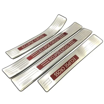 

For 2018 2019 Mitsubishi Eclipse Cross Stainless Door Sill Scuff Kick Plate Protector Guard Pedal Sticker Cover Car Accessories