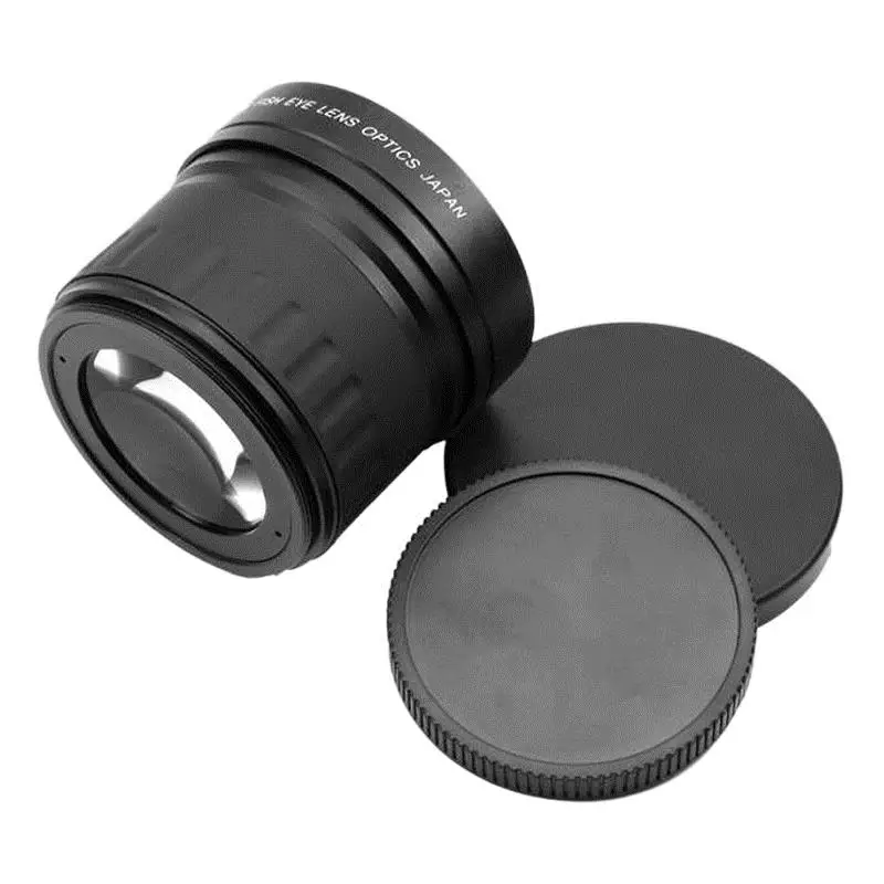 

52mm 0.21X Fisheye Wide Angle Macro Lens For Nikon Canon Digital DSLR Camera