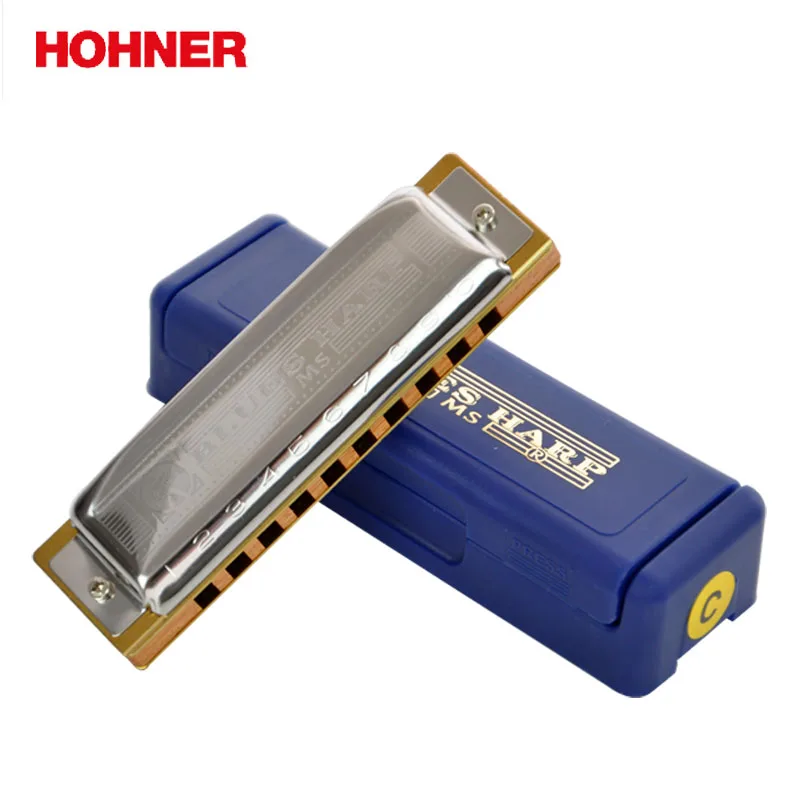 Hohner блюз Арфа BH20 10 отверстие Губная гармошка Bules диатоническая арфа, деревянный корпус Ключ C, D, E, F, G, A