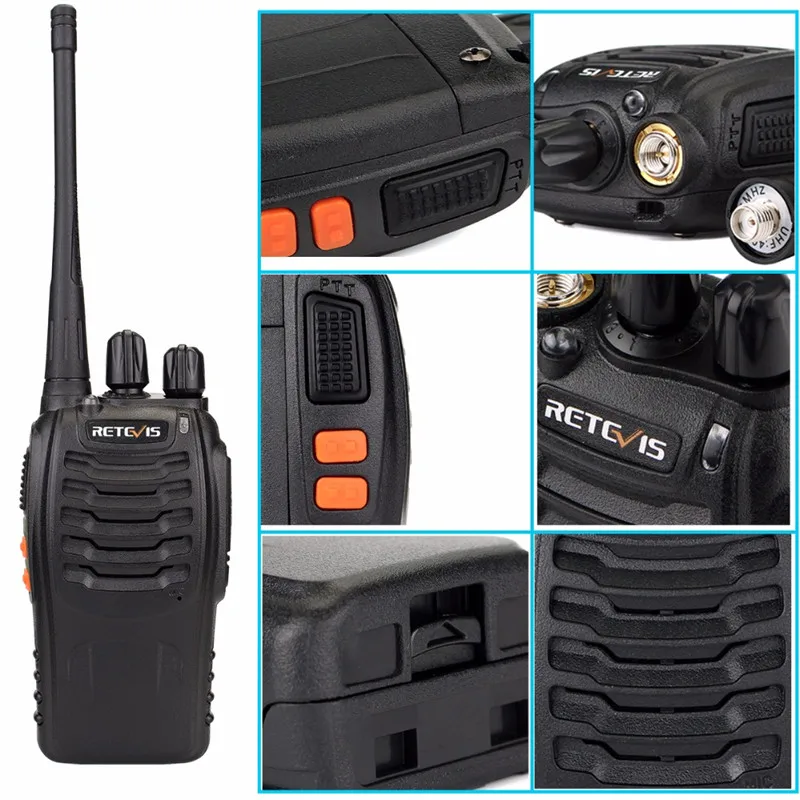 2 шт. RETEVIS H777 Walkie Talkie EU Plug 400-470MHz Ham радио трансивер двухсторонний радио коммуникатор USB зарядное устройство Зарядная база