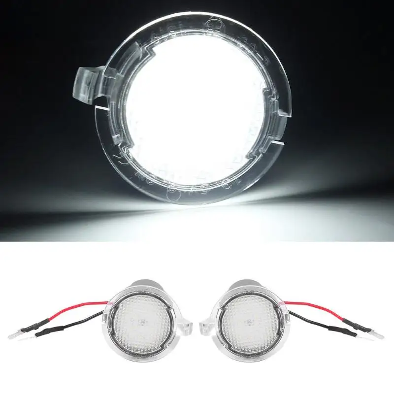 1 Pair LED Side Mirror Puddle Lights for Ford Edge Mondeo Explorer