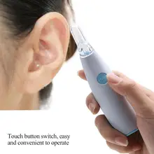 Детский очиститель для ушей, Электрический Очиститель для ушей, с силиконовыми спиральными головками, мягкий очиститель для удаления ушей