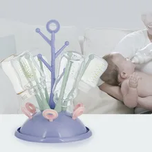 Легкая очистка Бутылочки для детей бутылочки для кормления стаканы для хранения держатель подставка для сушки посуды детские бутылочки для кормления сушилка милая форма дерева