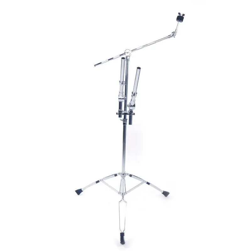 

Professional Metal Steel Drum Set Tom-Tom Drum Ride Cymbal Triangle Bracket Stand Holder Percussion Instruments Accessories