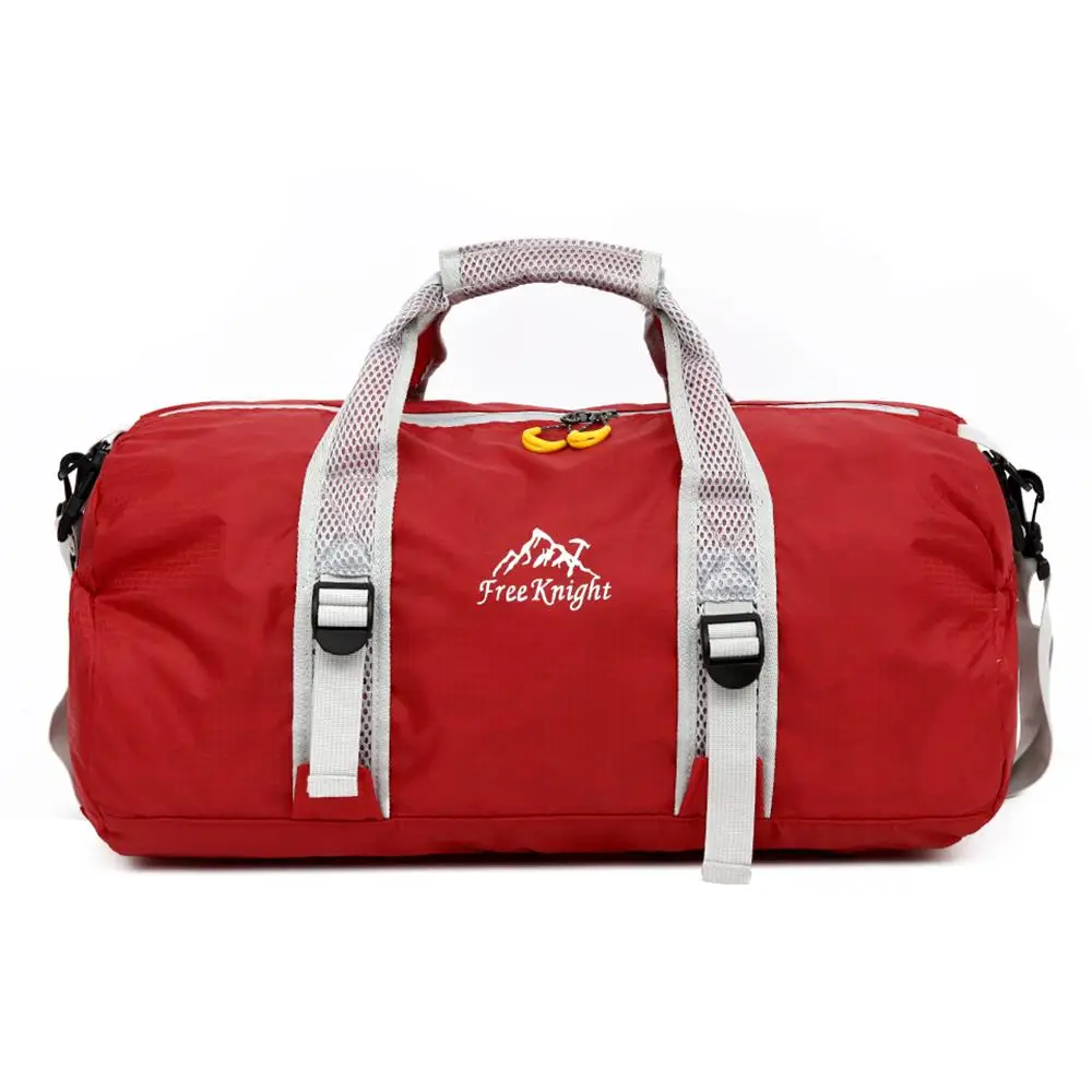 

Free Knight FK0725 Waterproof nylon folding bag with single hand multifunction folding bucket bag sports GYM climing bag