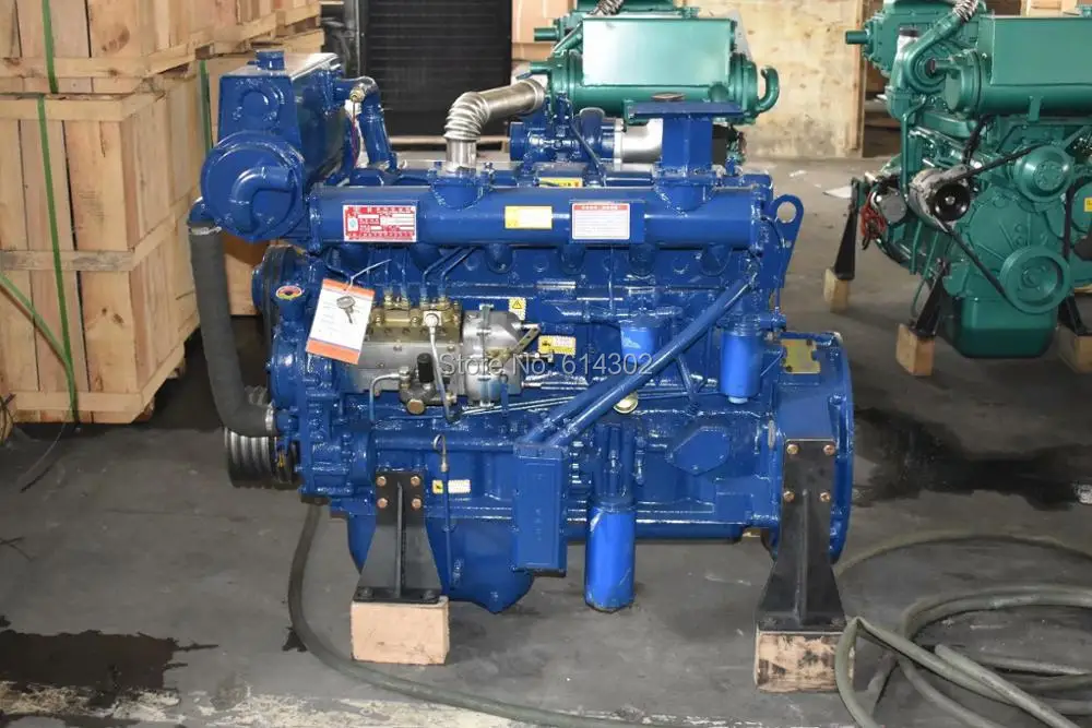 

China supplier marine diesel engine 84kw/1500rmp Ricardo R6105ZC ship diesel engine for marine diesel generaotr power