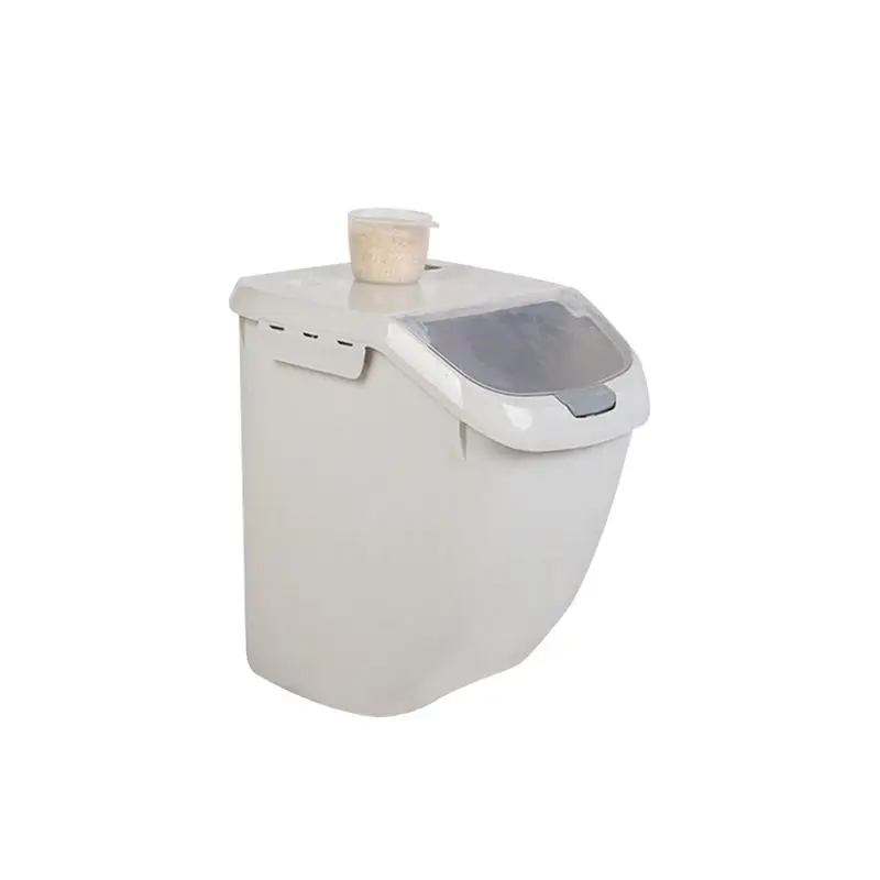 

Rice Storage Box Kitchen Household Moisture-proof Grain Noodles Cereal Storage Box Seal Design For Storing Rice Flour Dry Food