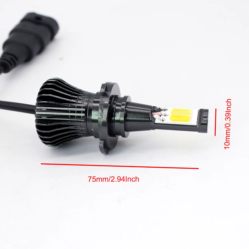 9005 9006 LED Fog Lamp H1 H3 H11 H7 880 881 Bulbs 21W COB chips White Amber/Yellow Dual Color switc