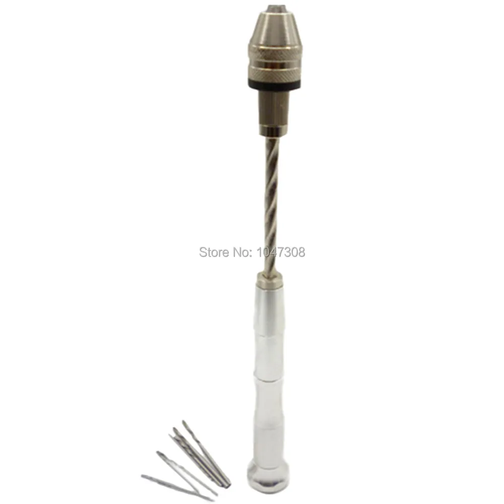 

10pcs Mini Hss Twist Micro-Drill Bits 0.6-2mm + Semi-Automatic Hand Drill Craft Jewellery Manual Drill Jewelry Hand Twist Drill