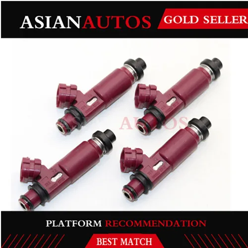 4 PCS Fuel Injectors Nozzle 195500 3310 For Mazda Miata 1999 2000 1.8L