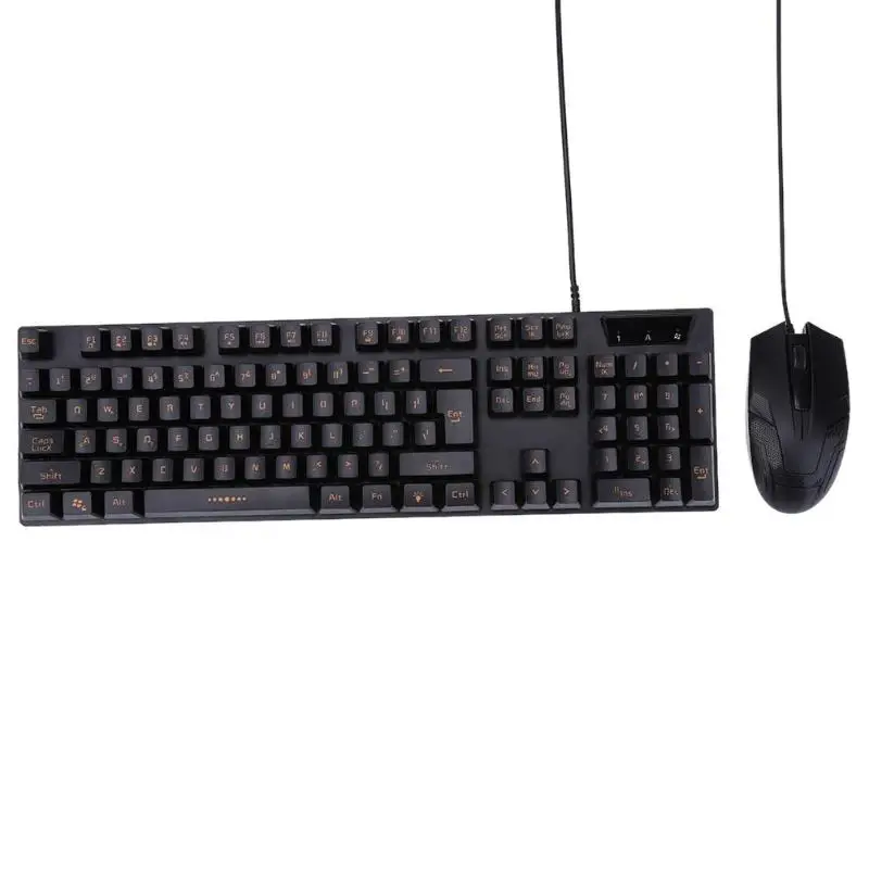 Проводная ABS оптическая USB игровая механическая клавиатура + регулируемый набор