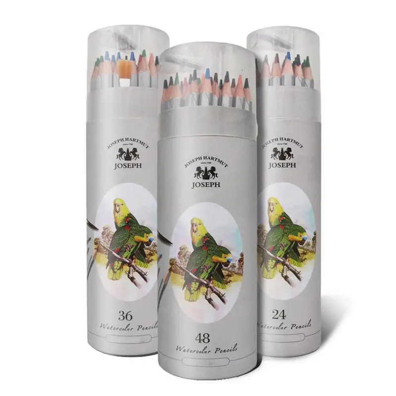 

Water Soluble Color Lead 24/36/48 Color Green Pencil 2 Professional Premium Watercolor Pencils For Art School Supplies