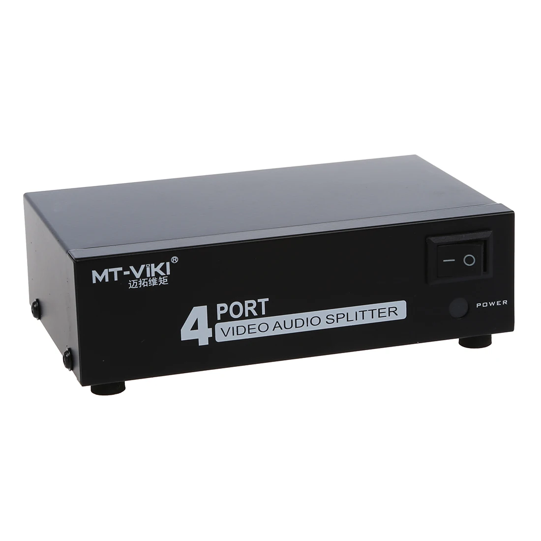 

Maituo 4-Port 1-In 4-Out RCA AV Audio Video TV Box HDTV DVD Splitter Switch Composite
