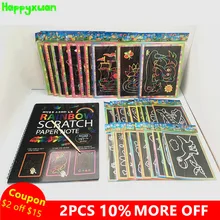 Happyxuan 31pcs/lot Mixed Magic DIY Rainbow Scratch Art Paper Picture Note book Set for Kids Kindergarten Educative Toys Drawing Happyxuan 31pcs/lot Mixed Magic DIY Rainbow Scratch Art Paper Picture Note book Set for Kids Kindergarten Educative Toys Drawing