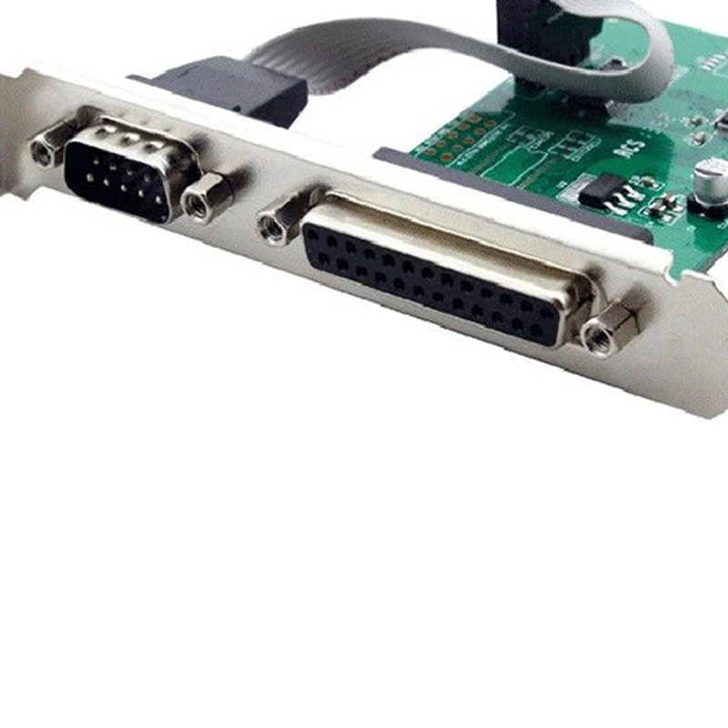 HOT RS232 RS 232 последовательный порт COM & DB25 принтер параллельный LPT к PCI E Express адаптер