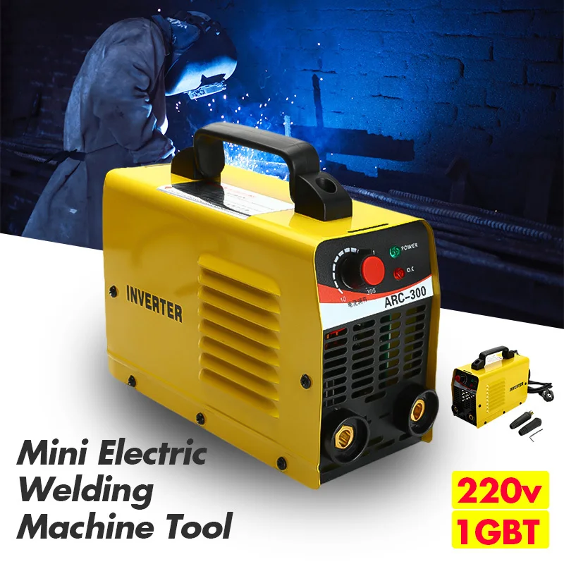 

New 220V 10-300A 25KVA Handheld Mini MMA IGBT Inverter Mini Electric IGBT MMA ARC ZX7 Welding Welder Machine Tool