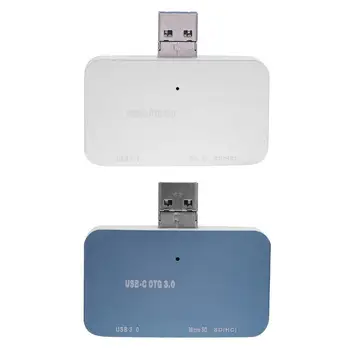 

Portable Micro USB Port USB3.0 Port Hub Multifunctional OTG Card Reader