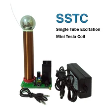 Mini Tesla Coil Plasma Speaker Arc loudspeaker music tesla coil Wireless Transmission Test SSTC Mini Tesla Coil Plasma Speaker Arc loudspeaker music tesla coil Wireless Transmission Test SSTC