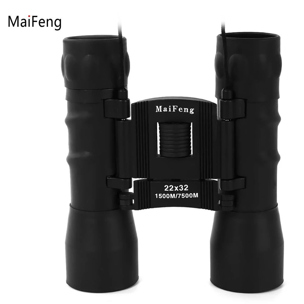

MaiFeng 22x32 1500M/7500M Binoculars Telescope Folding HD Portable Low Light Night Vision Telescopio Binoculo For Outdoor