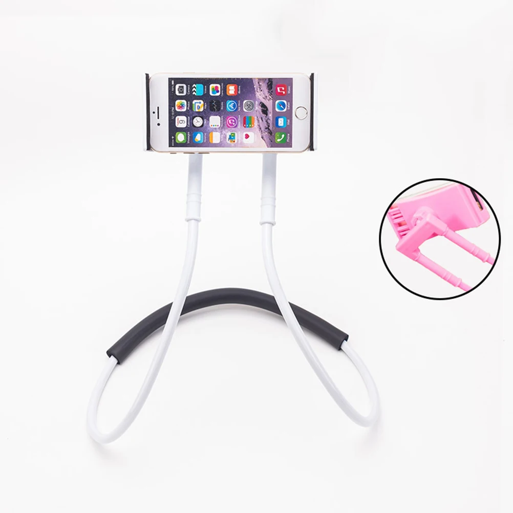 Автомобильный держатель для телефона подставка висящая на шее ленивый DIY