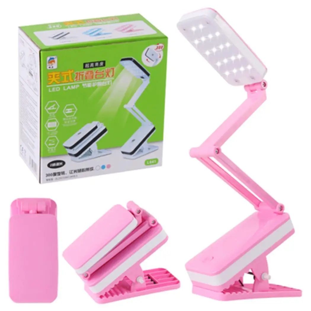 

4V LED With 500mAh LED Eye Table Bulbs Clip Charging 18LED Folding Light Desk Protection Lamp Learning 1W Folding