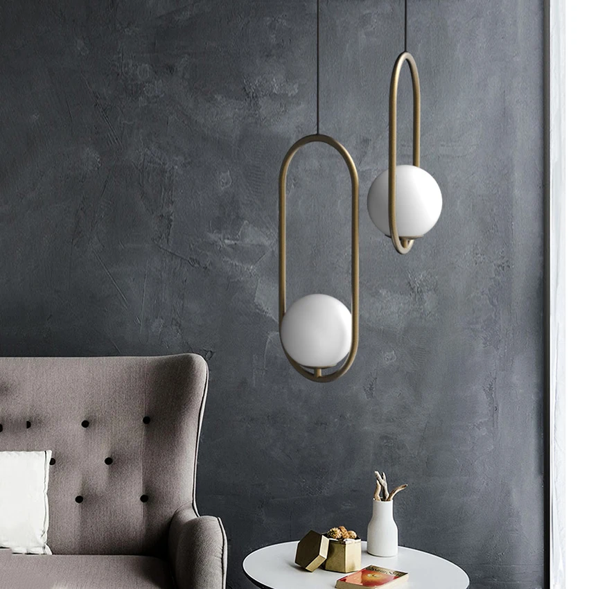 

Nordic Light Personality Decorate Living Room Restaurant Bedroom Coffee Bar Led Lamp Pendant Light Fixtures Suspension Luminaria