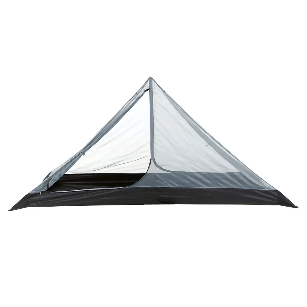 

MagiDeal Portable Ultralight Camping Trekking Backpacking Tent 210d oxford 1 Person Trekking Pole Tent for Hunting Traveling