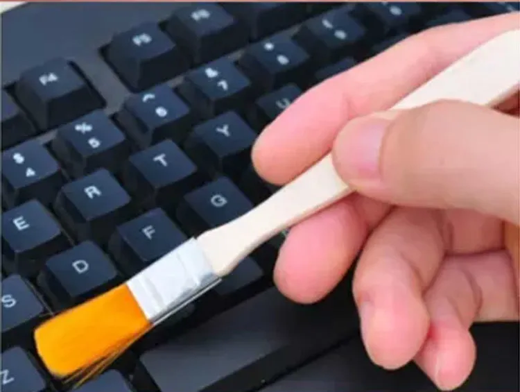 Soft Nylon Brush Dust Cleaner For Computer Keyboard Cell Phone Tablet Pcb Cleaning Repair Tool Anti-static | Инструменты