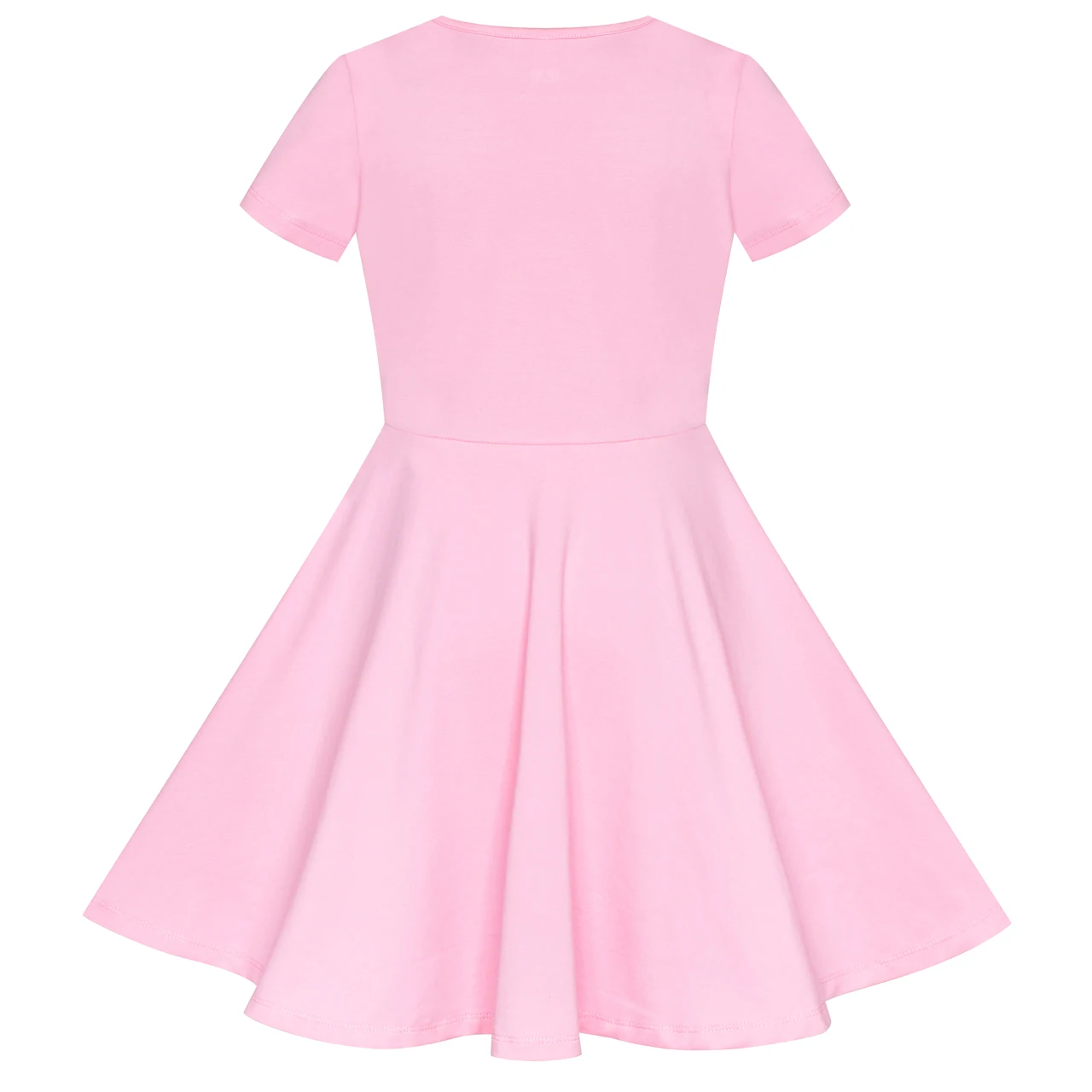 Girls Dress Unicorn Pink Short Sleeve Causal Everyday Cotton 2019 Summer Princess Wedding Party Dresses Girl Clothes Pageant
