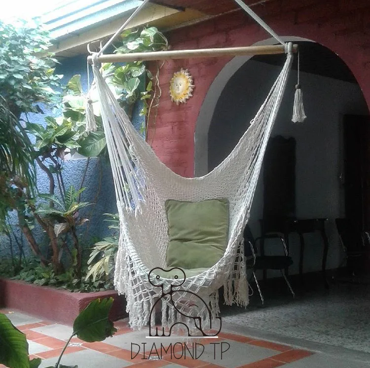

Home Wind Cotton Rope Swing Hanging Chair Home Decoration Outdoor Furniture Network Swing Leisure Hanging Chair Hanging Basket