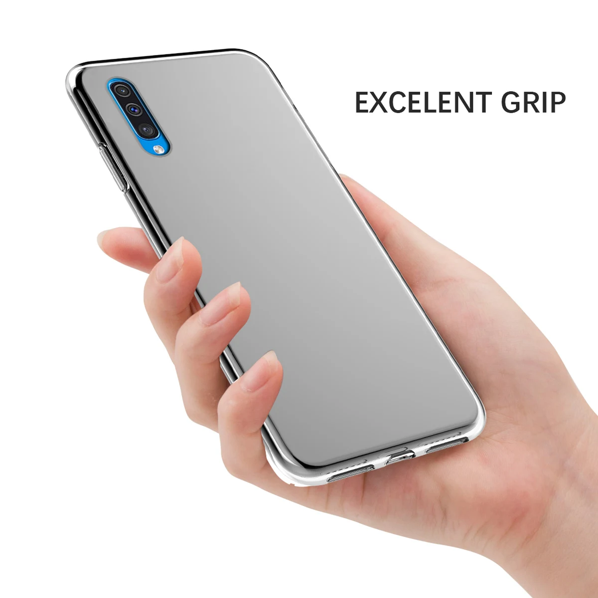 CASEWIN For Samsung Galaxy A50 Case Transparent Silicone Shockproof Soft TPU Back Cover For Samsung A50 Case Slim Clear Funda