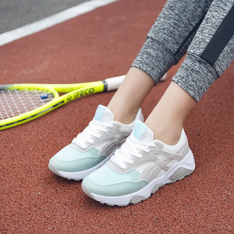 Женская обувь для тенниса; сезон осень-лето; дышащая женская спортивная обувь из сетчатого материала; спортивная одежда; спортивная обувь для фитнеса; Tenis De Mujer