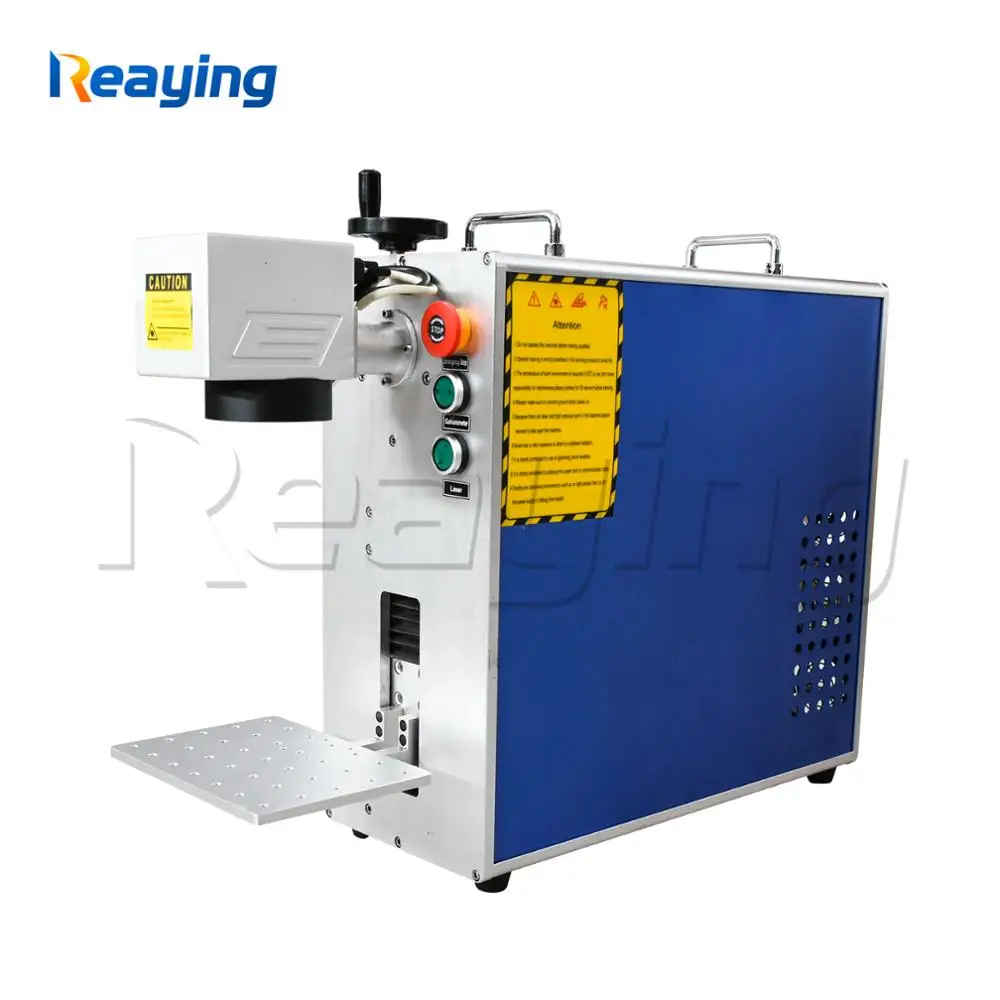 

Mini 20W 30W 50W fiber laser metal marking machine jewelry laser marker 110V/220V optional