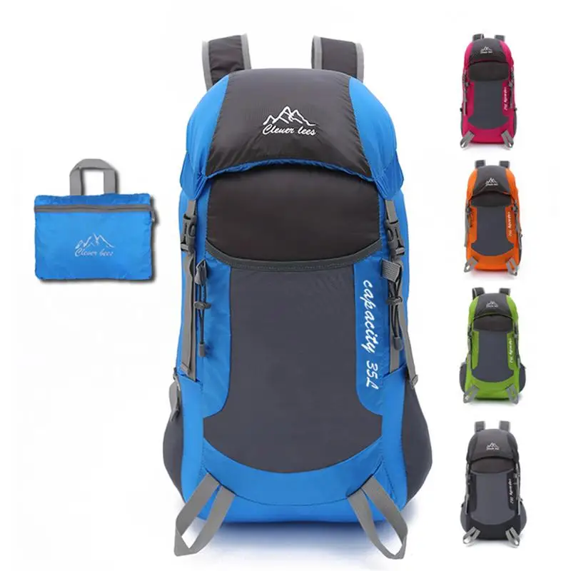 

New Outdoor Climbing Mountain Travel Waterproof Hiking Backpack Softback Bags Foldable Bag Super Soft Skin Pack Travel Backpack