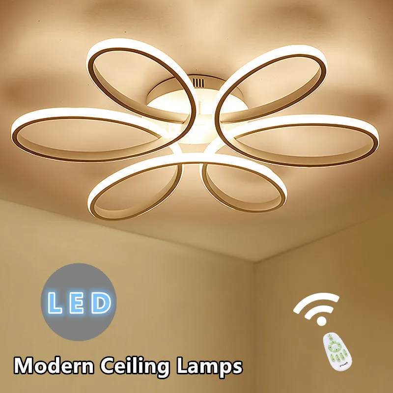 

DAR Surface Mounted Modern Ceiling Lights For Living room Kitchen Bedroom Remote Control Indoor Lighting Ceiling Lamp Fixtures