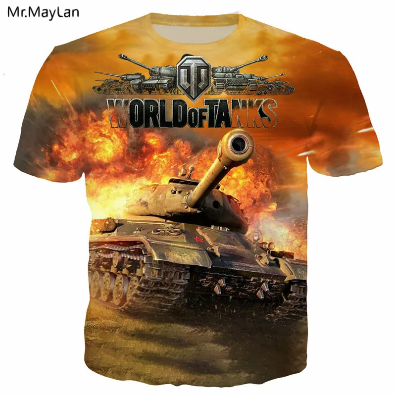 3D Print Game World of Tanks Military T shirt Men/women Hip Hop Streetwear T-shirt Man Cool Tshirt