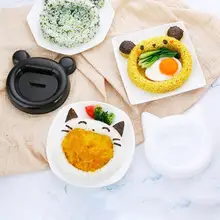 5 Pcs Nette Cartoon Katze Bär Sushi Nori Reis Mold Decor Cutter Bento Maker Sandwich DIY Werkzeug Küche Zubehör