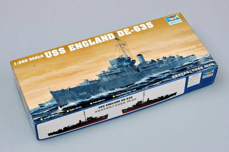Trumpeter 1/350 05305 USS England DE 635|Наборы для сборки моделей| |