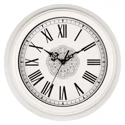 12-дюймовый Тихая не тикают круглые настенные часы декоративные Винтаж Стиль римские цифровые часы дома кухня/гостиная/Спальня (