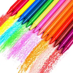 6 цветов детские игрушки мелки нетоксичные Детская безопасность детские цветные карандаши рисование подарок легко стирается
