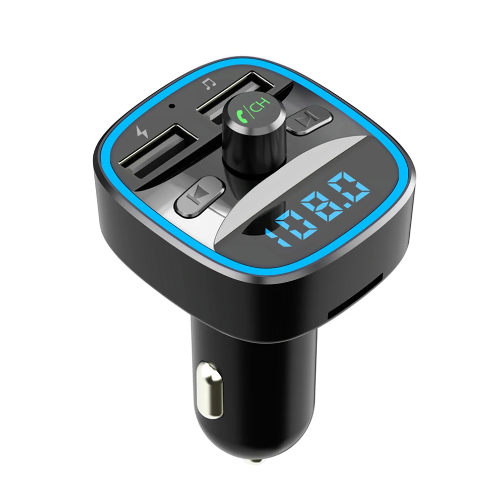 Fm передатчик модулятор Bluetooth V5.0 Автомобильный MP3 плеер с громкой связью